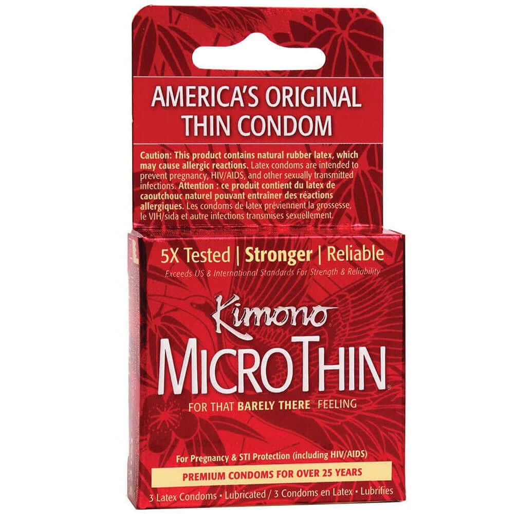 Kimono MicroThin Condoms 3 Pk | 16169050039 | Available at EroticWarehouse.com