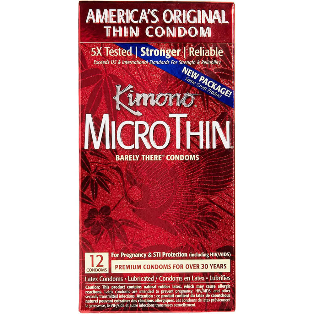 Kimono MicroThin Condoms 12 Pk | 16169050121 | Available at EroticWarehouse.com