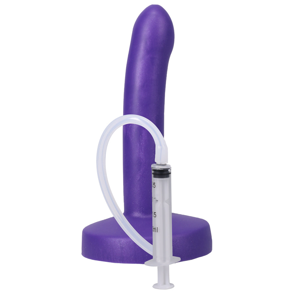 Pop Slim By Tantus Squirting Dildo Indiglow | 19213851880 | Available at EroticWarehouse.com