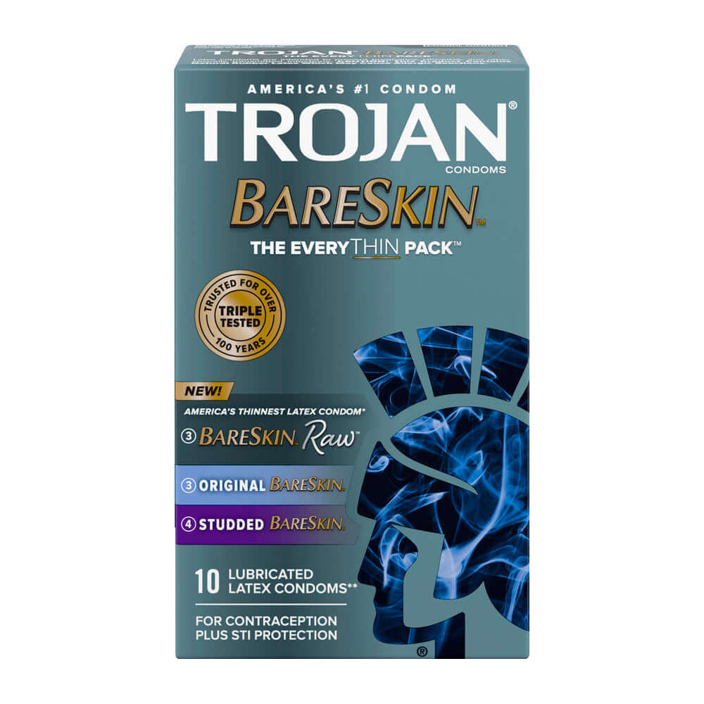 Trojan Bareskin Everythin 10 Ct | 22600001546 | Available at EroticWarehouse.com