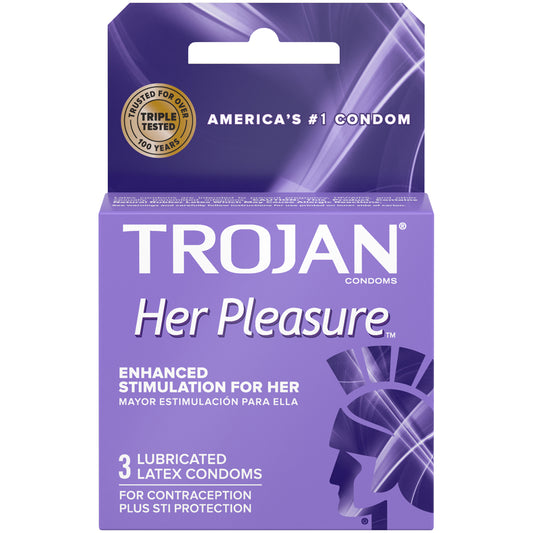 Trojan Her Pleasure (3ct) | 22600973201 | Available at EroticWarehouse.com