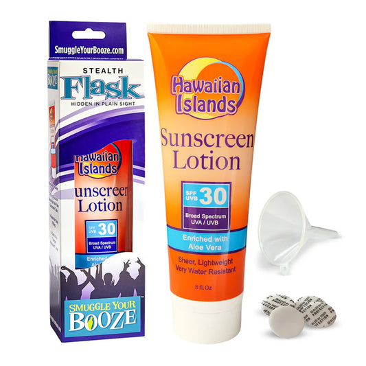 SPF 30 Sunscreen 10 oz. Flask | 45635857933 | Available at EroticWarehouse.com