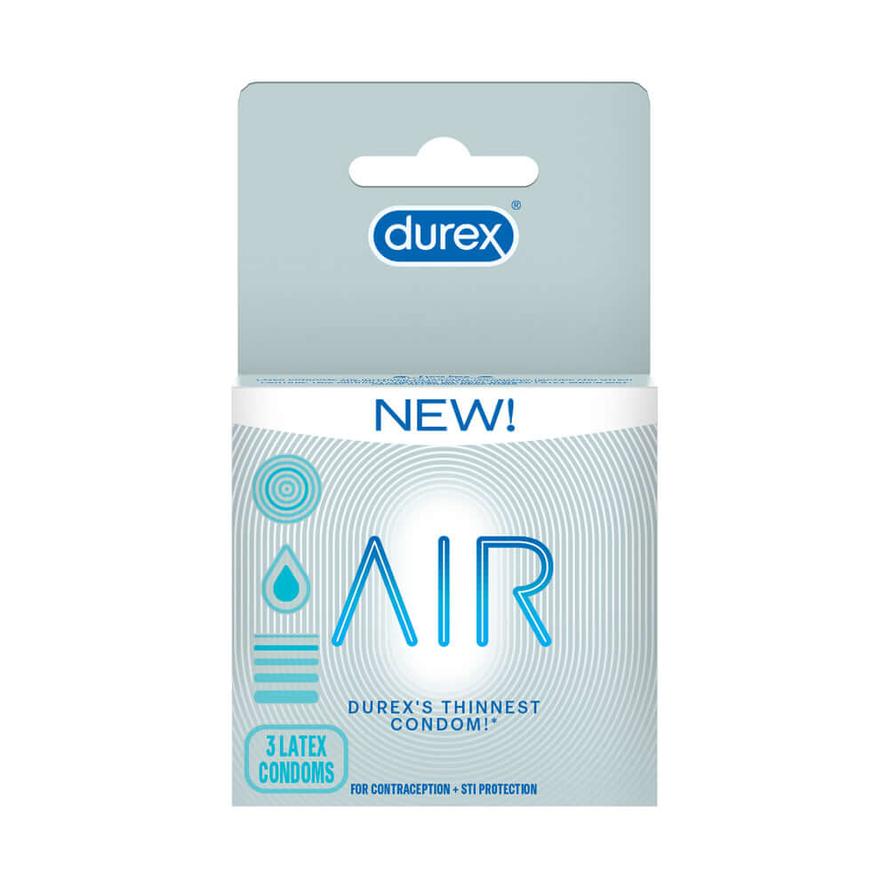 Durex Air Condoms 3 Ct | 67981087970 | Available at EroticWarehouse.com