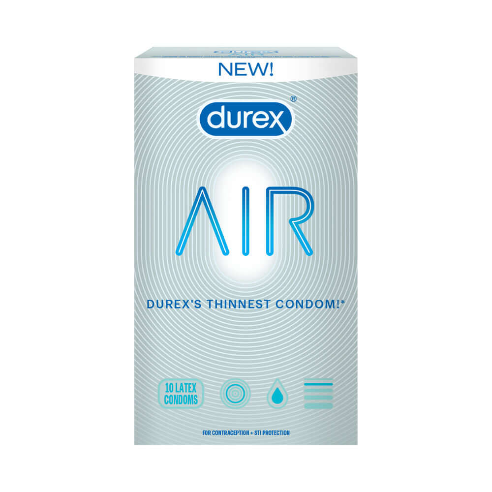 Durex Air Condoms 10 Ct | 67981087987 | Available at EroticWarehouse.com