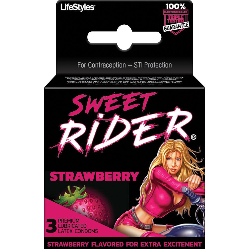 Sweet Rider 3Pk | 70907298596 | Available at EroticWarehouse.com