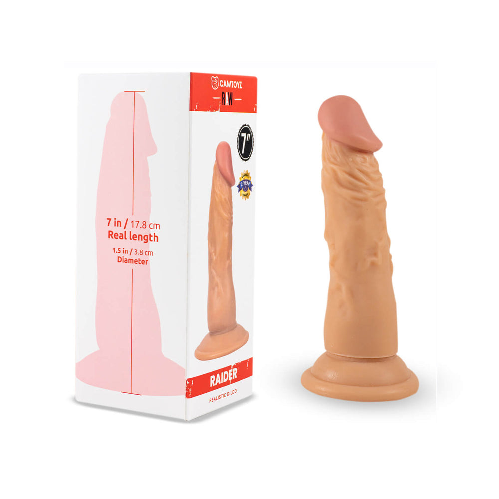 Raw Raider 7" Realistic Dildo | 94308630908 | Available at EroticWarehouse.com
