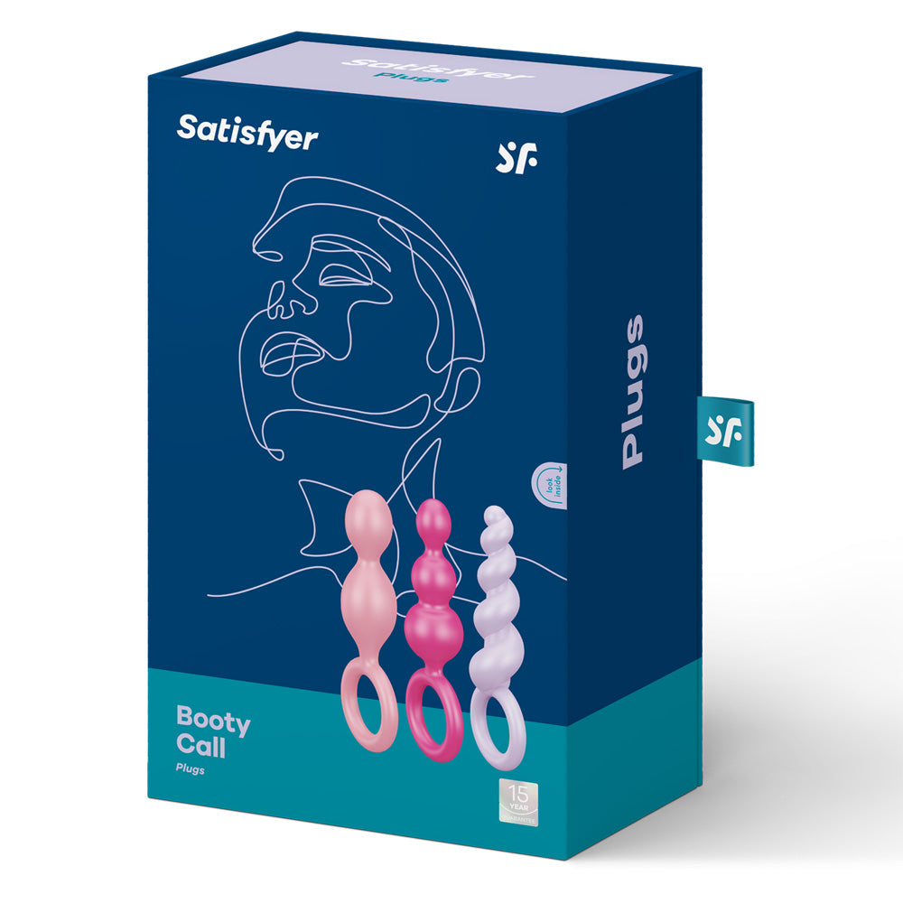 Satisfyer Booty Call (Set of 3) Colored | 4049369016594 | Available at EroticWarehouse.com