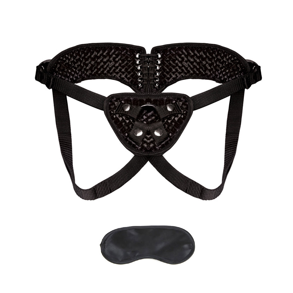 Diamond Velvet Strap-On Corset | 4890808062159 | Available at EroticWarehouse.com