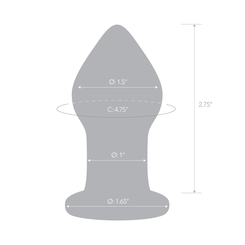 Amethyst Rain Butt Plug | 4890808063262 | Available at EroticWarehouse.com