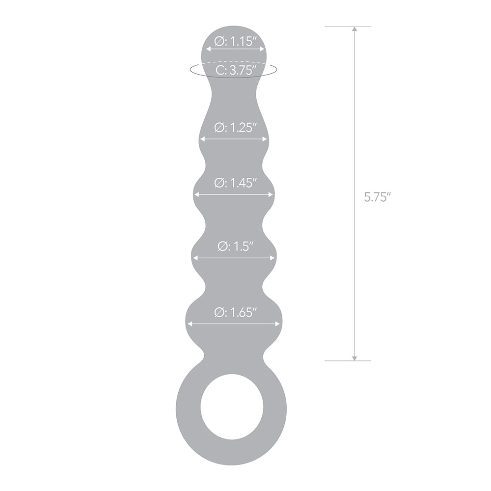 Quintessence Beaded Anal Slider | 4890808063330 | Available at EroticWarehouse.com