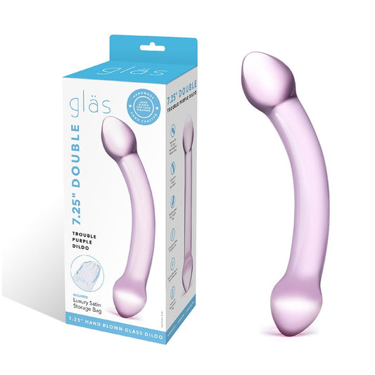 Double Trouble Purple Dildo | 4890808063347 | Available at EroticWarehouse.com