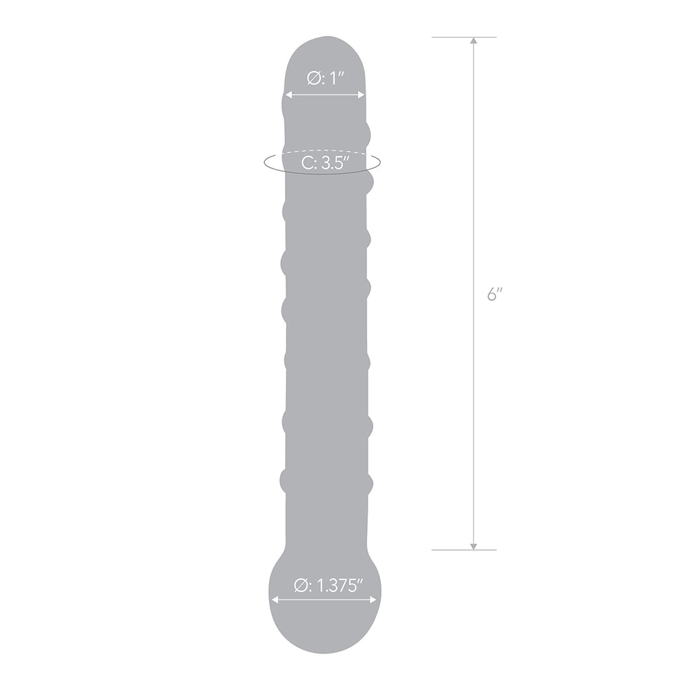 Callisto Clear Glass Dildo | 4890808063422 | Available at EroticWarehouse.com