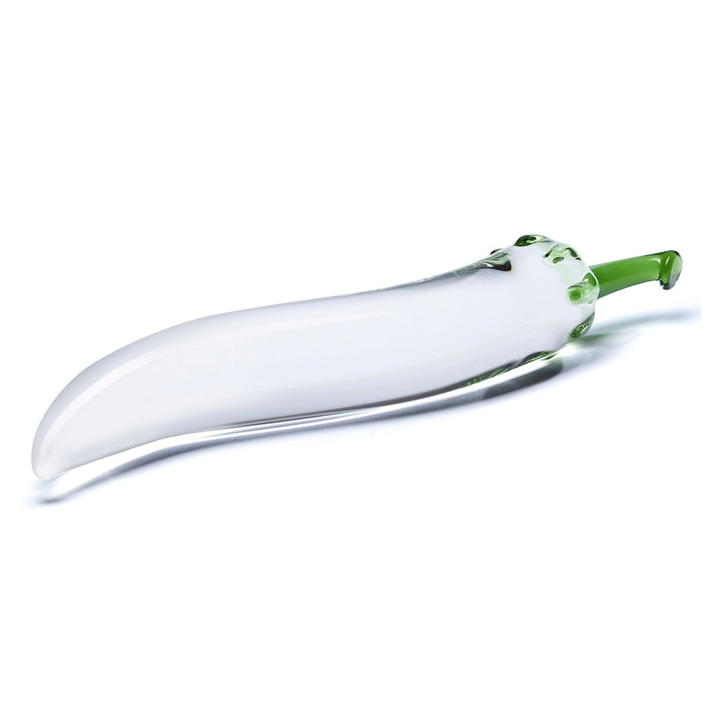Glass Naturals Chili Pepper Dildo | 4890808063514 | Available at EroticWarehouse.com