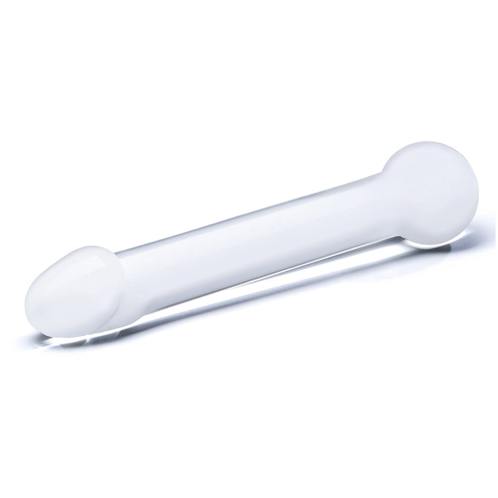 7" Realistic Head Glass Dildo | 4890808169674 | Available at EroticWarehouse.com