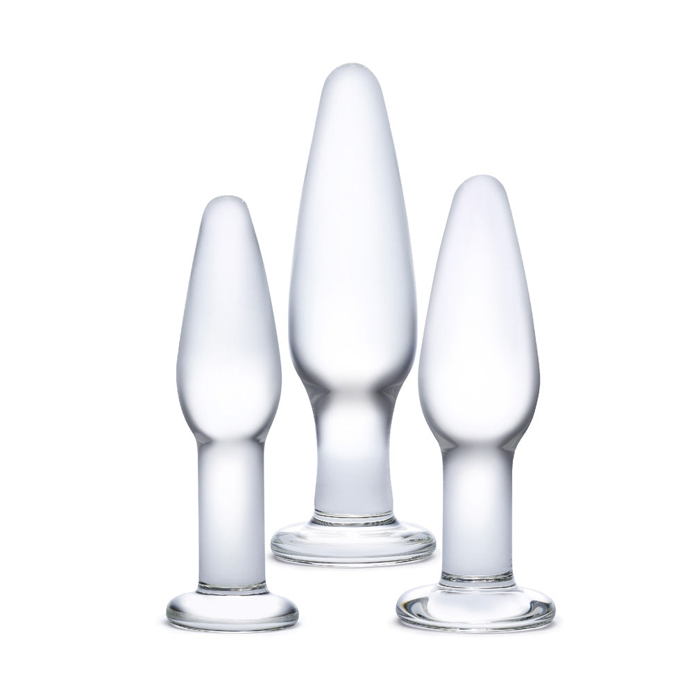 3Pc Glass Anal Training Set | 4890808219294 | Available at EroticWarehouse.com