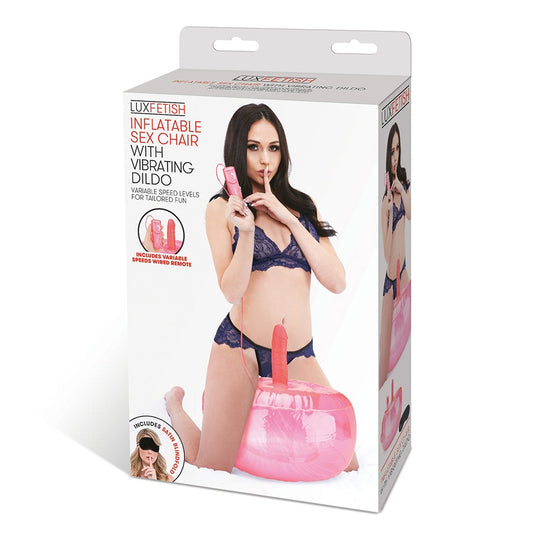 Inflatable Sex Chair With Vibrating Dildo | 4890808245507 | Available at EroticWarehouse.com
