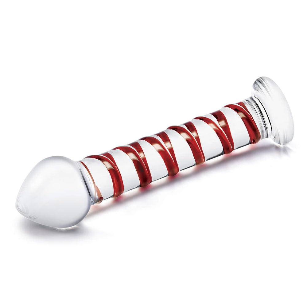 Glas 8'' Mr. Swirly Dildo | 4890808252710 | Available at EroticWarehouse.com