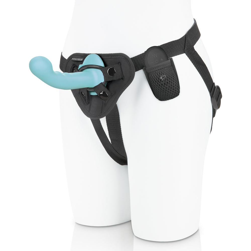 6" Remote Control Ripple P-Spot G-Spot Silicone Peg With Harness Included | 4890808255636 | Available at EroticWarehouse.com