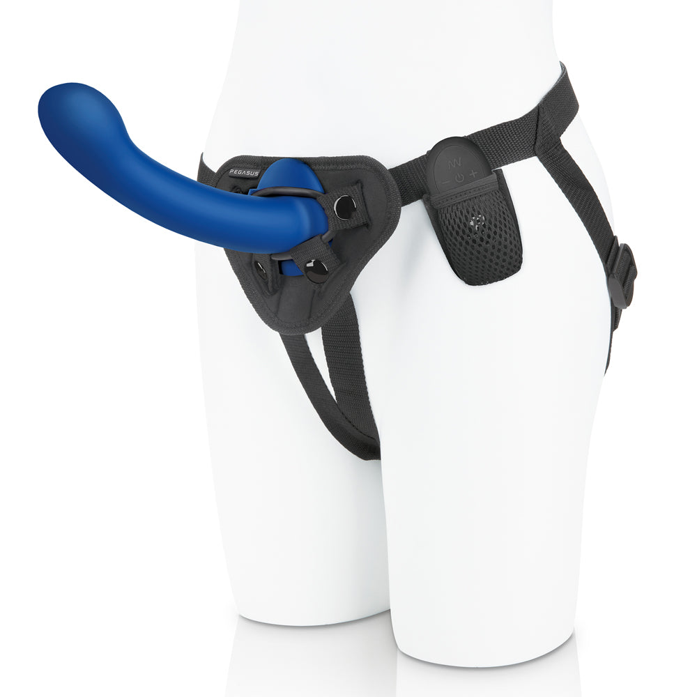 8" Remote Control P-Spot G-Spot Silicone Peg With Harness Included | 4890808255643 | Available at EroticWarehouse.com