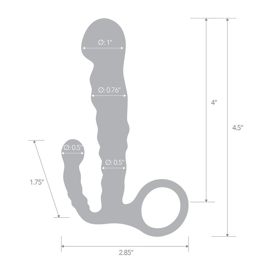 4.5" Beginners Prostate Massager | 4890808264799 | Available at EroticWarehouse.com