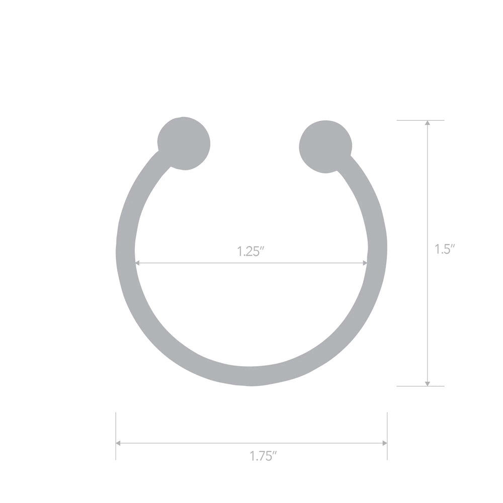 Stainless Steel Bull Nose Glans Ring | 4890808283394 | Available at EroticWarehouse.com