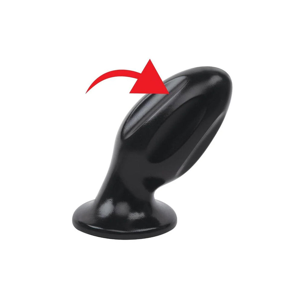 5" Grooved Butt Plug | 4890808288979 | Available at EroticWarehouse.com