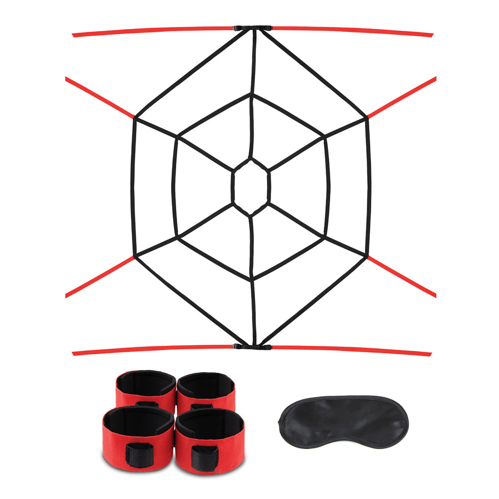 Webbed Up Bedspreader Restraint System | 4890808292440 | Available at EroticWarehouse.com