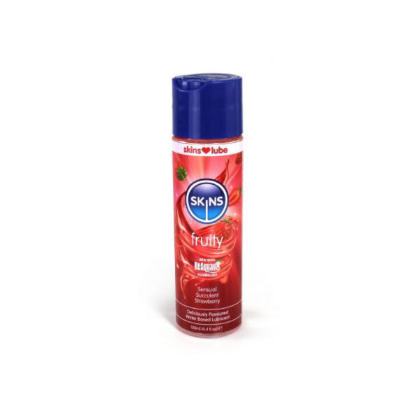 Skins Strawberry Water Based Lubricant 4.4 oz. | 5037353004749 | Available at EroticWarehouse.com