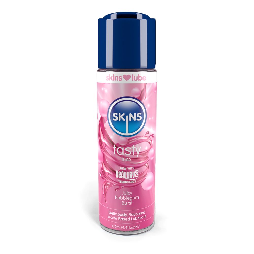 Skins Bubblegum Water Based Lubricant 4.4 oz. | 5037353005678 | Available at EroticWarehouse.com