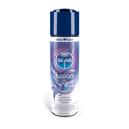 Skins Fusion Hybrid Silicone And Water Based Lubricant 4.4 oz. | 5037353006439 | Available at EroticWarehouse.com
