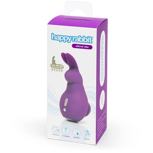 Happy Rabbit Mini Ears Rechargeable Rabbit Finger Vibrator Purple | 5060020006524 | Available at EroticWarehouse.com