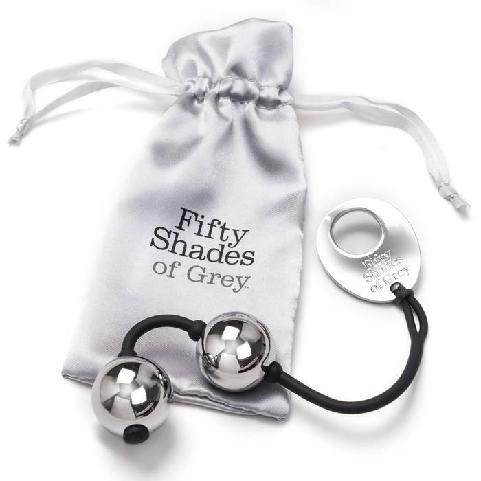 Fifty Shades Of Grey Inner Goddess Silver Pleasure Balls 221G | 5060108819749 | Available at EroticWarehouse.com