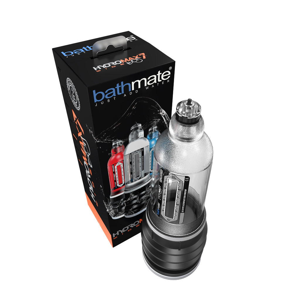 Hydromax 7 Wide Boy Crystal Clear | 5060140209447 | Available at EroticWarehouse.com
