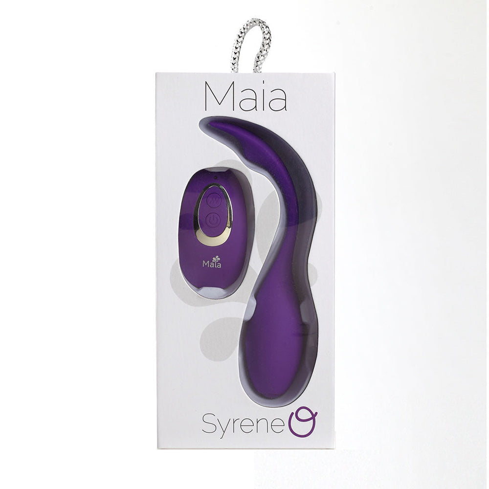 Syrene Remote Control Luxury USB Rechargeable Bullet Vibrator Neon Purple | 5060311472427 | Available at EroticWarehouse.com