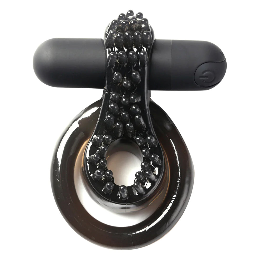 Maia Jagger USB Rechargeable Vibrating Erection Enhancer Ring Black | 5060311472540 | Available at EroticWarehouse.com
