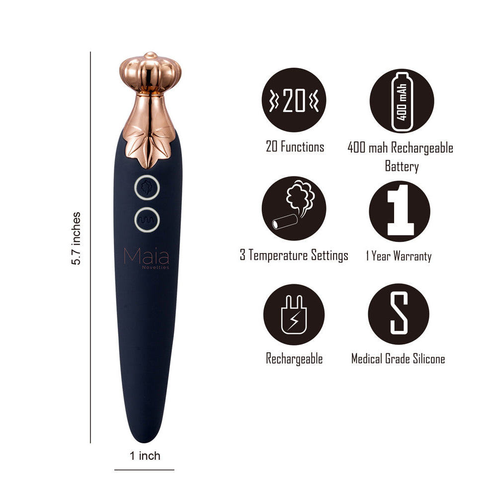 Maia Vaporator Black | 5060311473714 | Available at EroticWarehouse.com