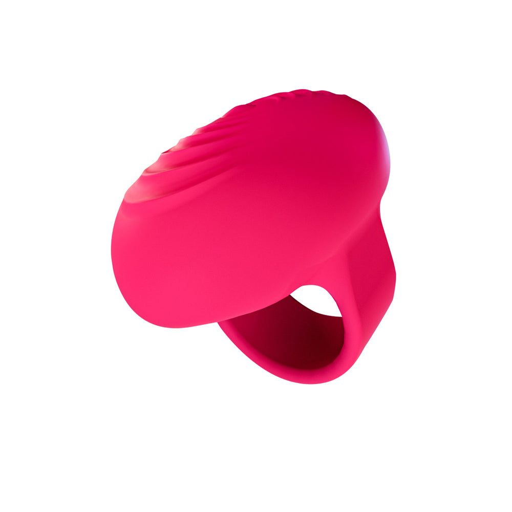 Maia Ruby Rechargeable Silicone Vibrating Finger Ring | 5060311473721 | Available at EroticWarehouse.com
