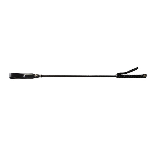 Long Riding Crop Slim Tip 24" Black | 5060404819023 | Available at EroticWarehouse.com
