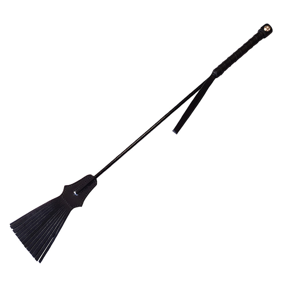 Tasselled Riding Crop Black | 5060404819399 | Available at EroticWarehouse.com