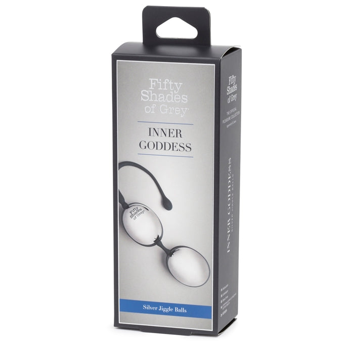 Fifty Shades Of Grey Inner Goddess Silver Jiggle Balls 67G | 5060680311075 | Available at EroticWarehouse.com