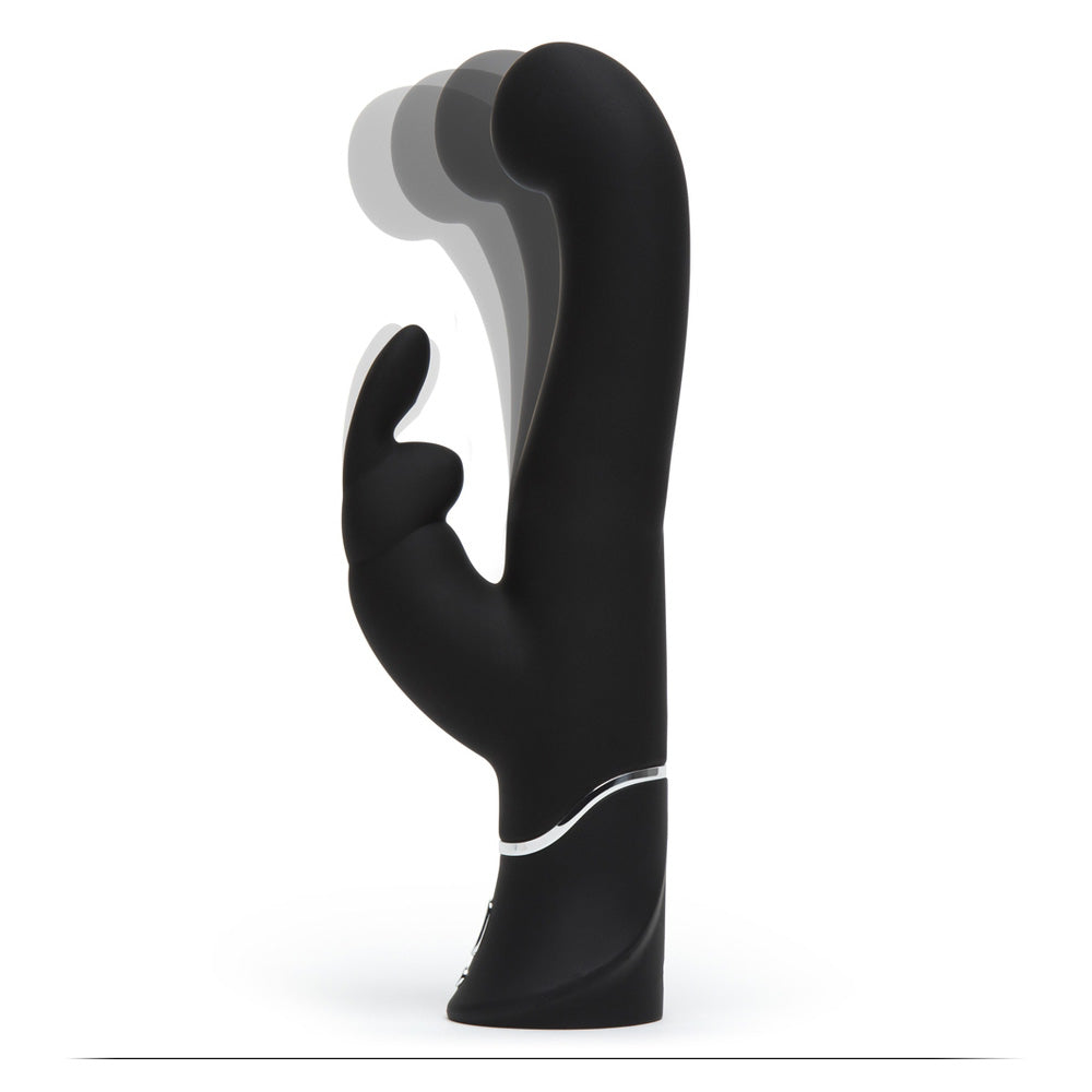 Happy Rabbit G-Spot Stroker Rabbit Vibrator Black | 5060680318494 | Available at EroticWarehouse.com