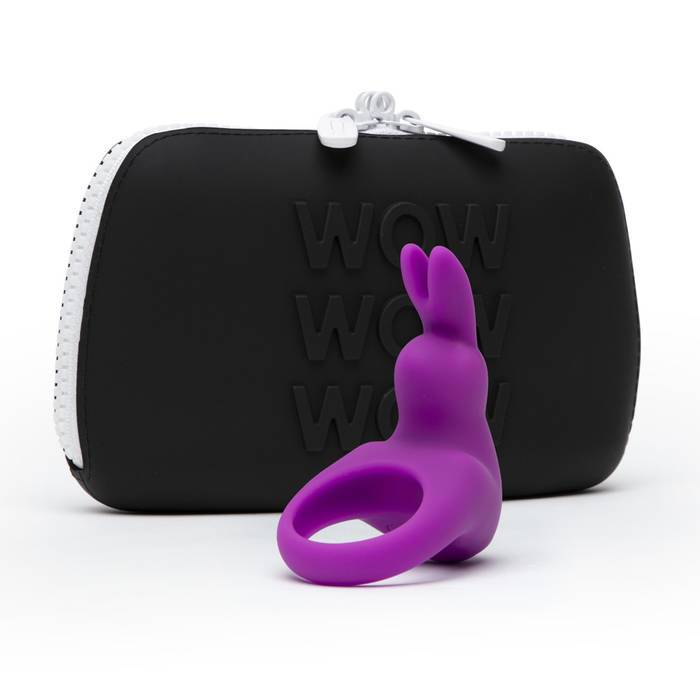 Happy Rabbit Cockring Kit 2 Piece Black | 5060779239754 | Available at EroticWarehouse.com