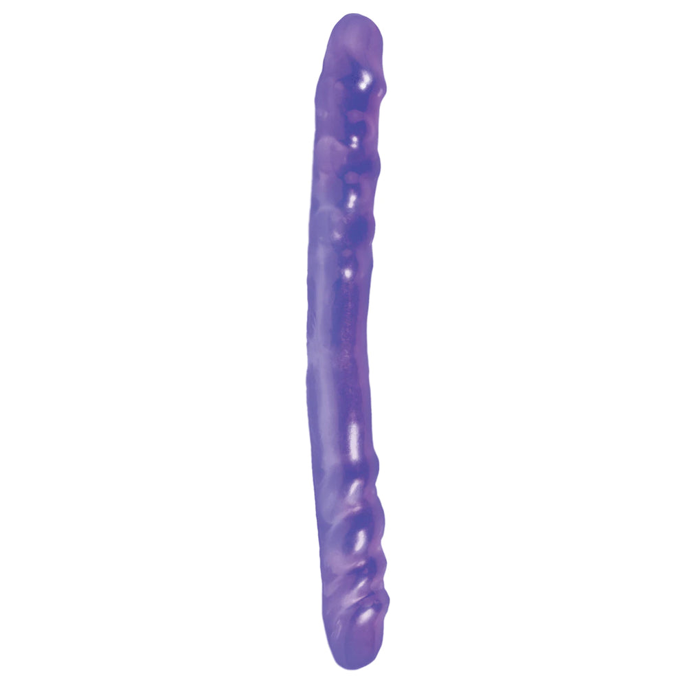 Basix Rubber Works 16" Double Dong Purple | 603912235326 | Available at EroticWarehouse.com