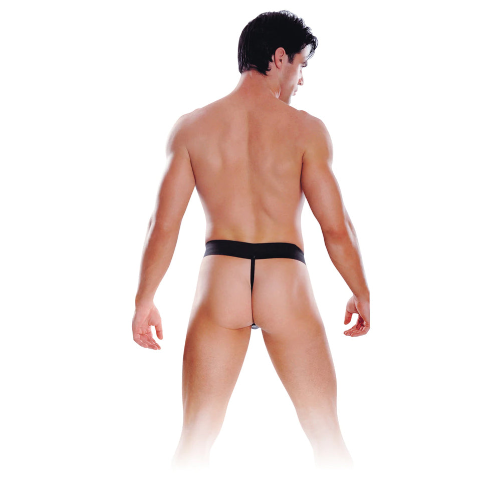 Fetish Fantasy Series Mr. Big Hollow 8" Strap-on Black | 603912264562 | Available at EroticWarehouse.com