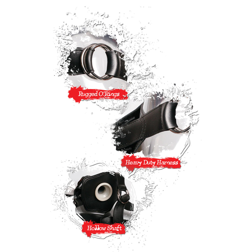 Fetish Fantasy Extreme Extreme Hollow Strap-On Flesh | 603912312706 | Available at EroticWarehouse.com