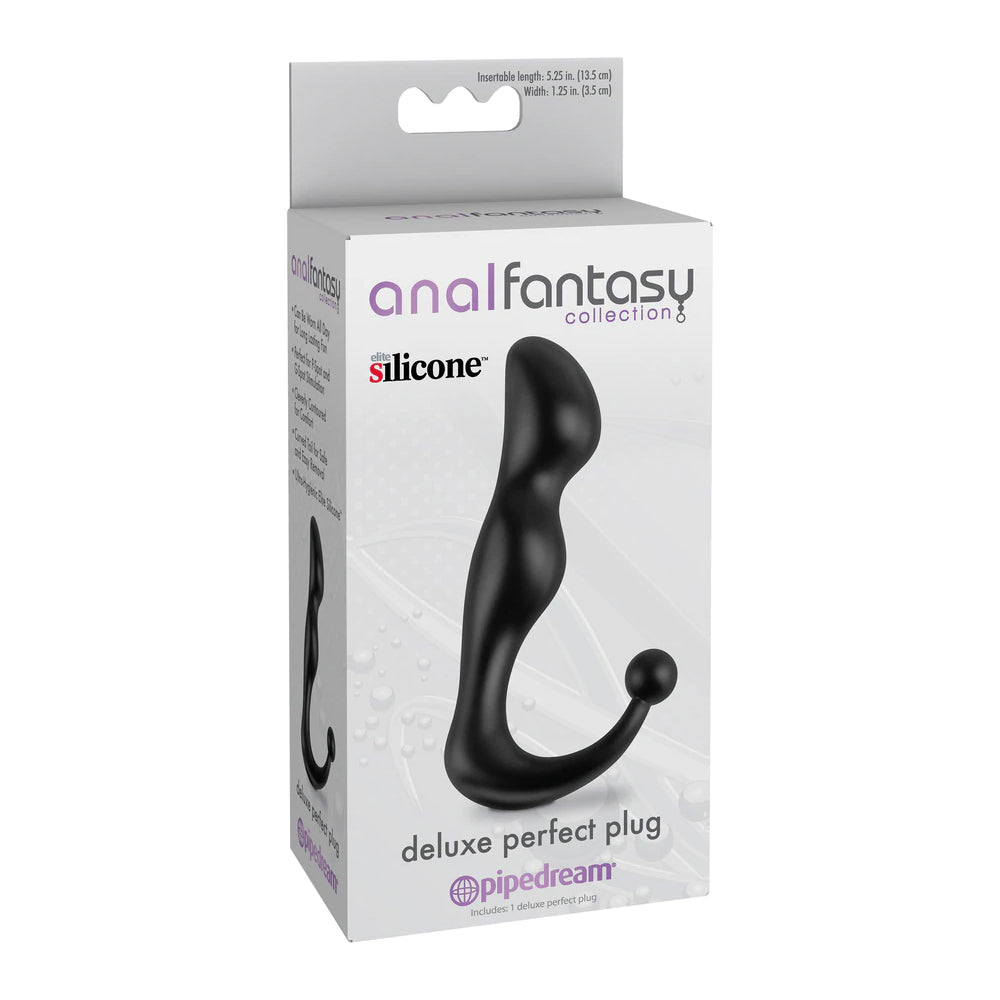 Anal Fantasy Collection Deluxe Perfect Plug Black | 603912332179 | Available at EroticWarehouse.com