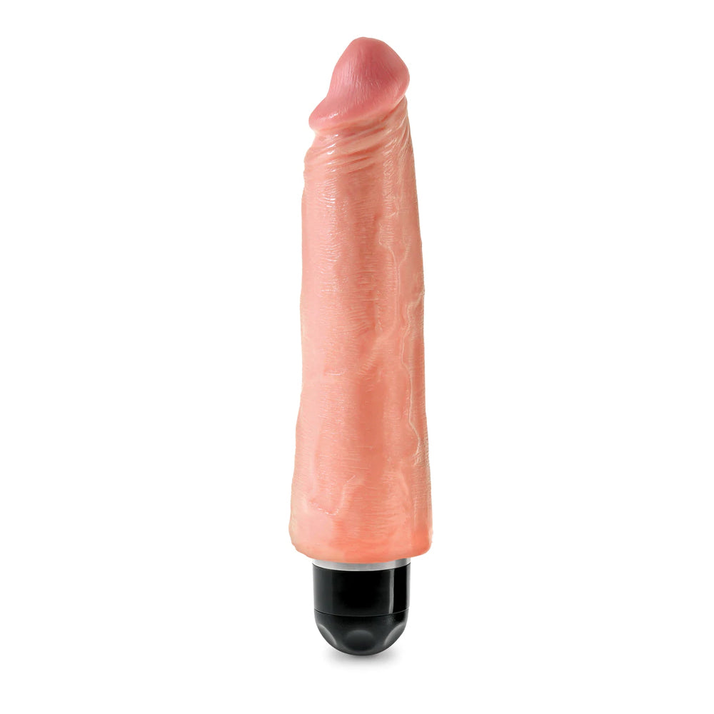 King Cock 8" Vibrating Stiffy Light | 603912743814 | Available at EroticWarehouse.com