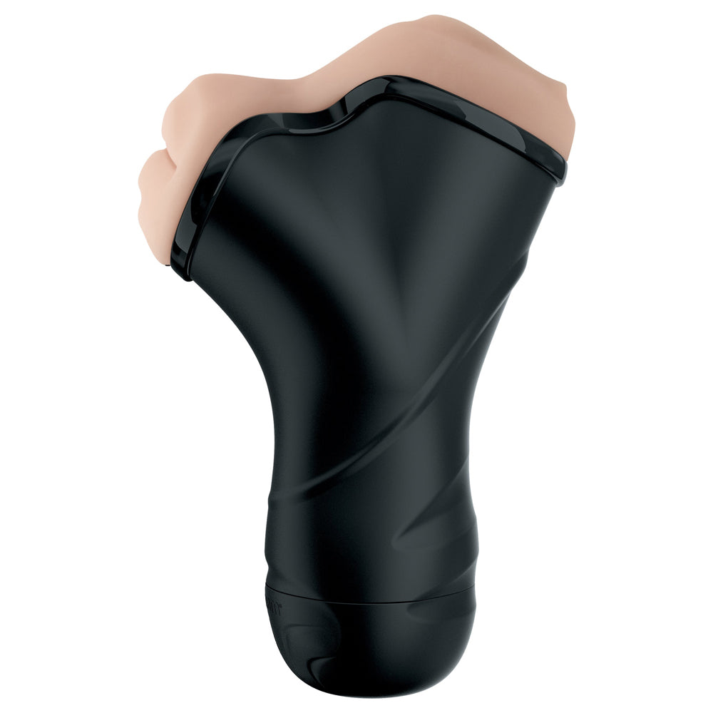 PDX Elite Double Penetration Vibrating Stroker | 603912744422 | Available at EroticWarehouse.com