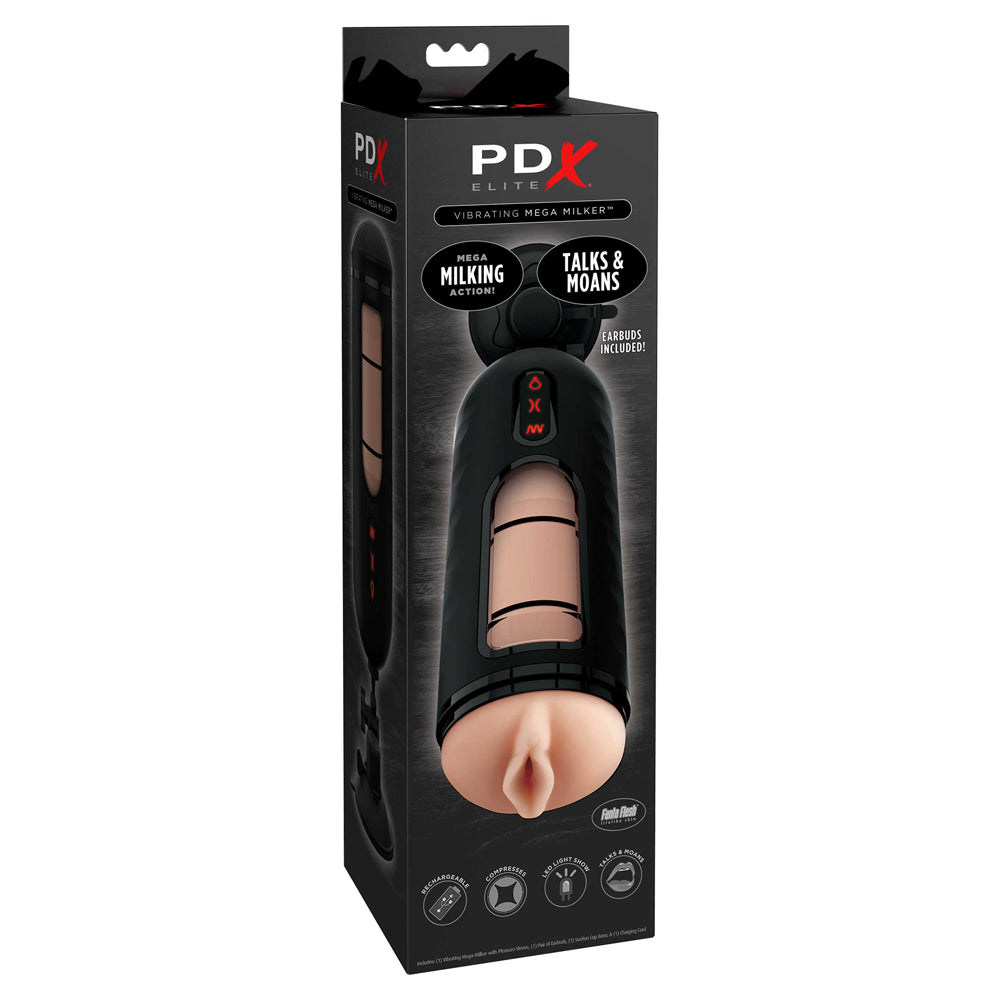 PDX Elite Vibrating Mega Milker | 603912751475 | Available at EroticWarehouse.com
