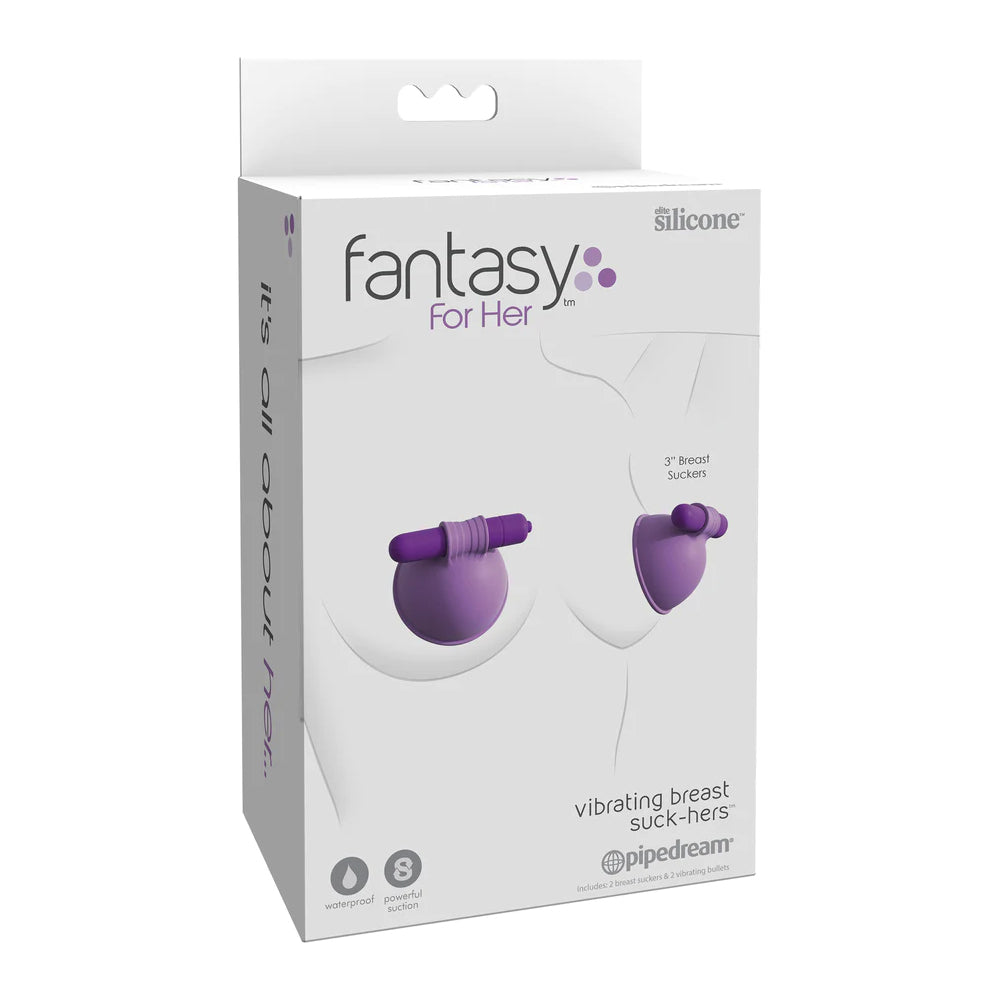 Fantasy For Her Vibrating Breast Suck-Hers Purple | 603912752052 | Available at EroticWarehouse.com